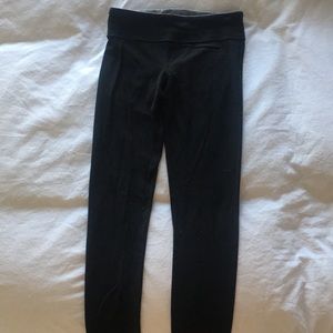 Ivivva black leggings 10 with reversible waistband